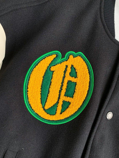 「#3499」OFF-WHITE  FW22  Logo embroidered single-breasted Baseball uniform