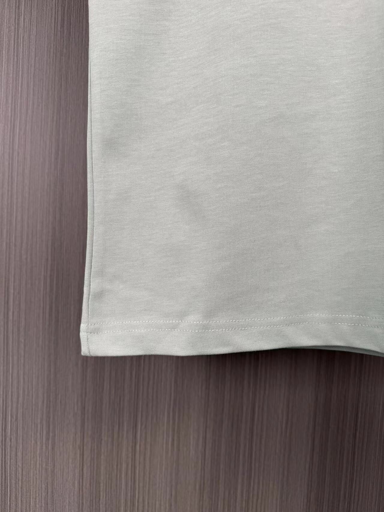 「#3503」Dior flocked letter print short sleeve