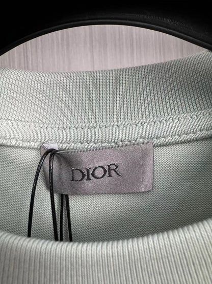 「#3503」Dior flocked letter print short sleeve