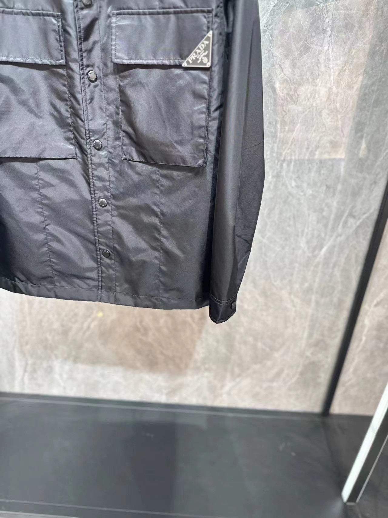 「#3490」PRADA Men's Hooded Jacket