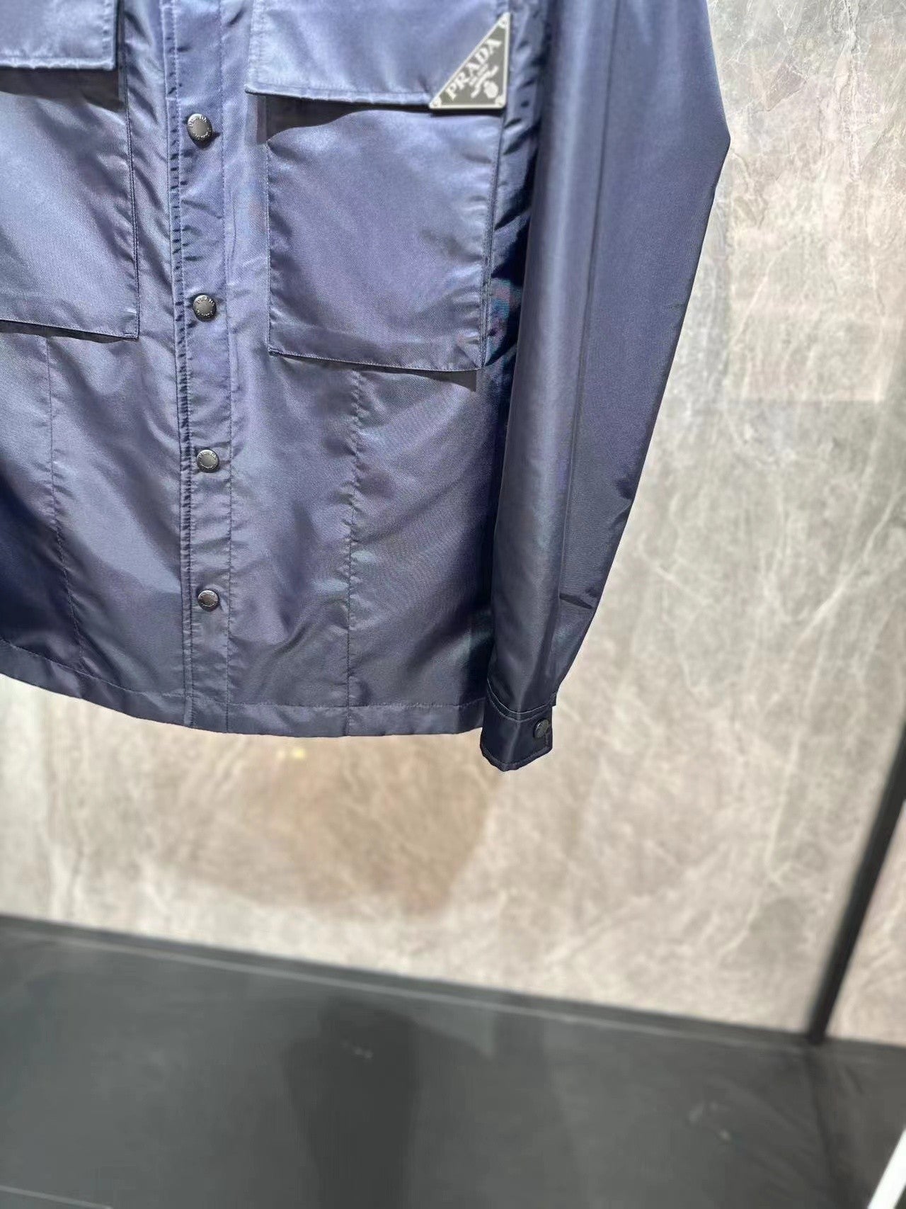 「#3490」PRADA Men's Hooded Jacket