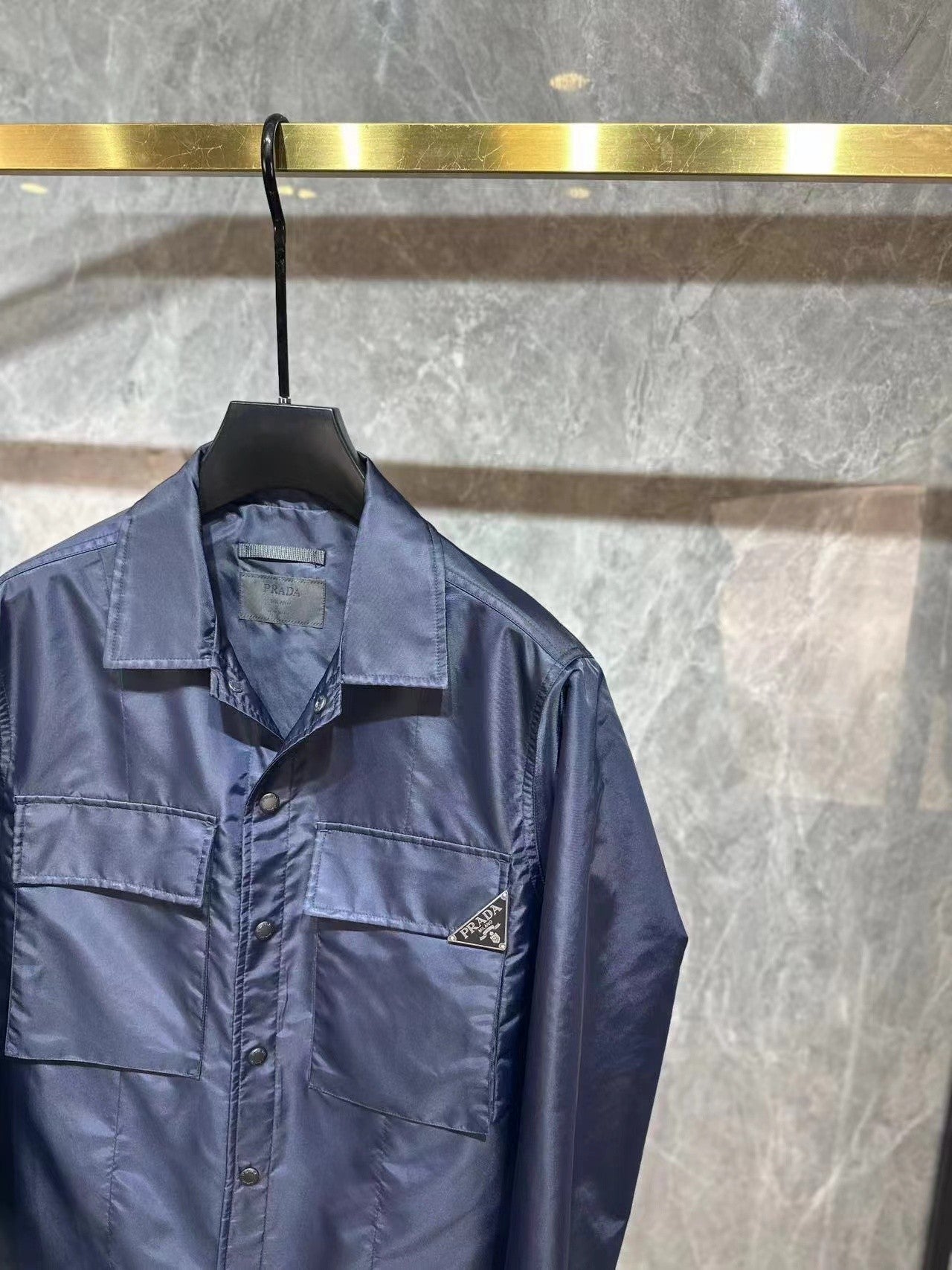 「#3490」PRADA Men's Hooded Jacket