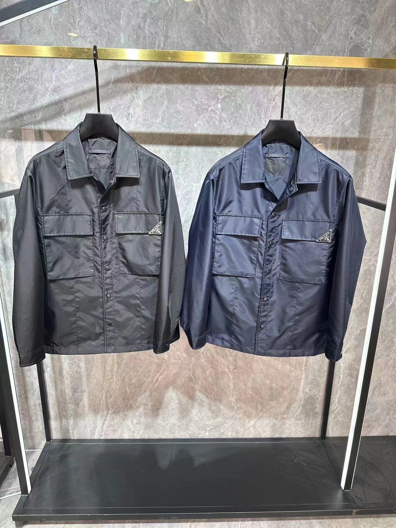 「#3490」PRADA Men's Hooded Jacket