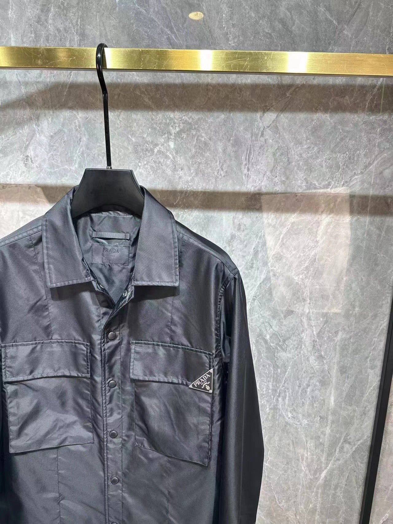 「#3490」PRADA Men's Hooded Jacket