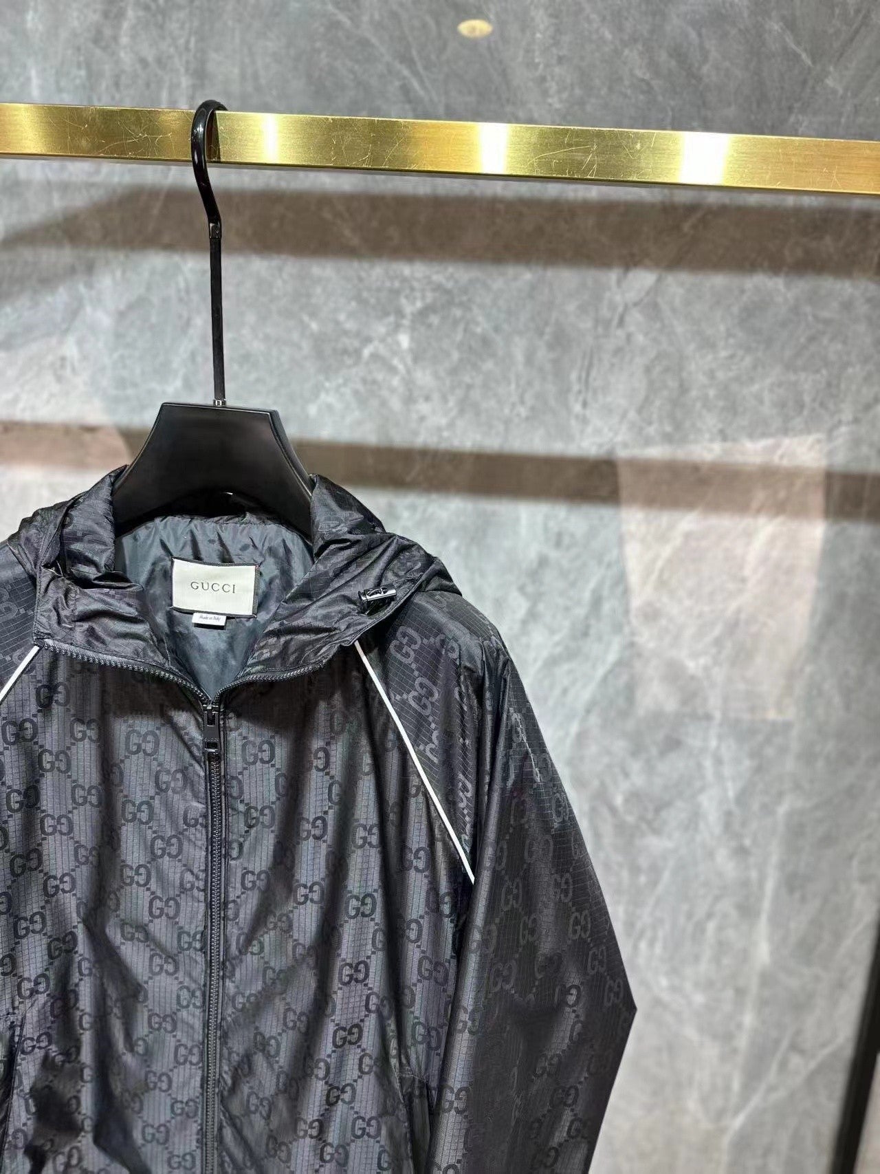 「#3491」Gucci Cristiano monogram padded jacket