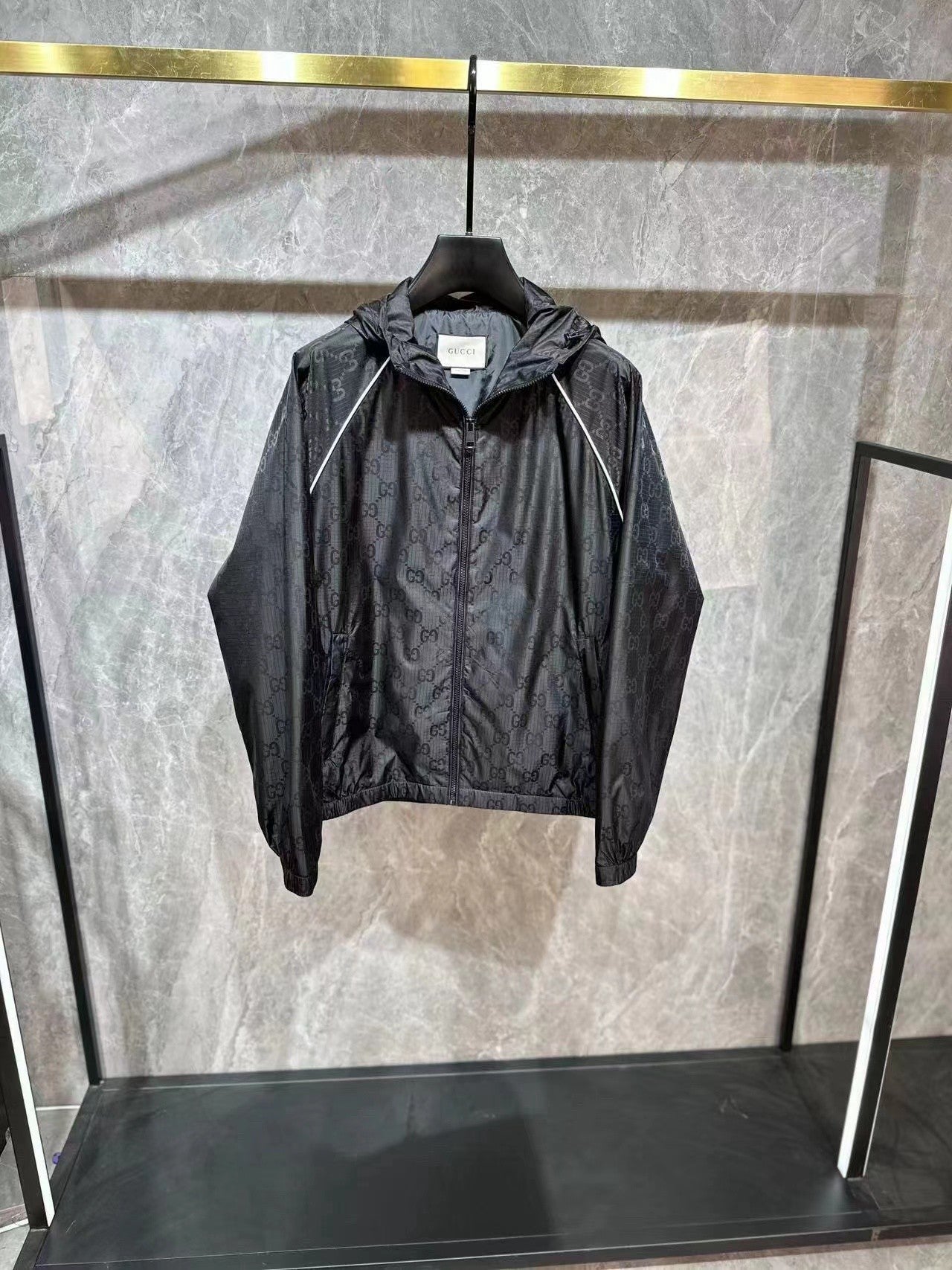 「#3491」Gucci Cristiano monogram padded jacket