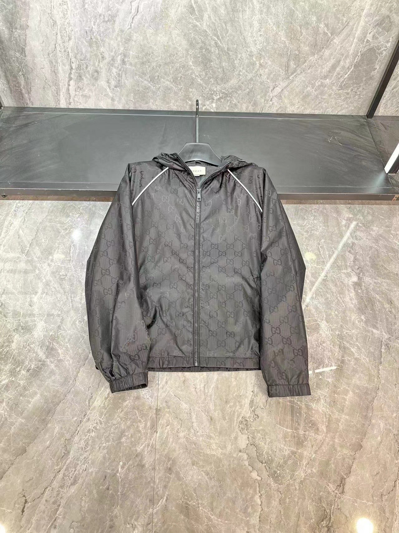 「#3491」Gucci Cristiano monogram padded jacket