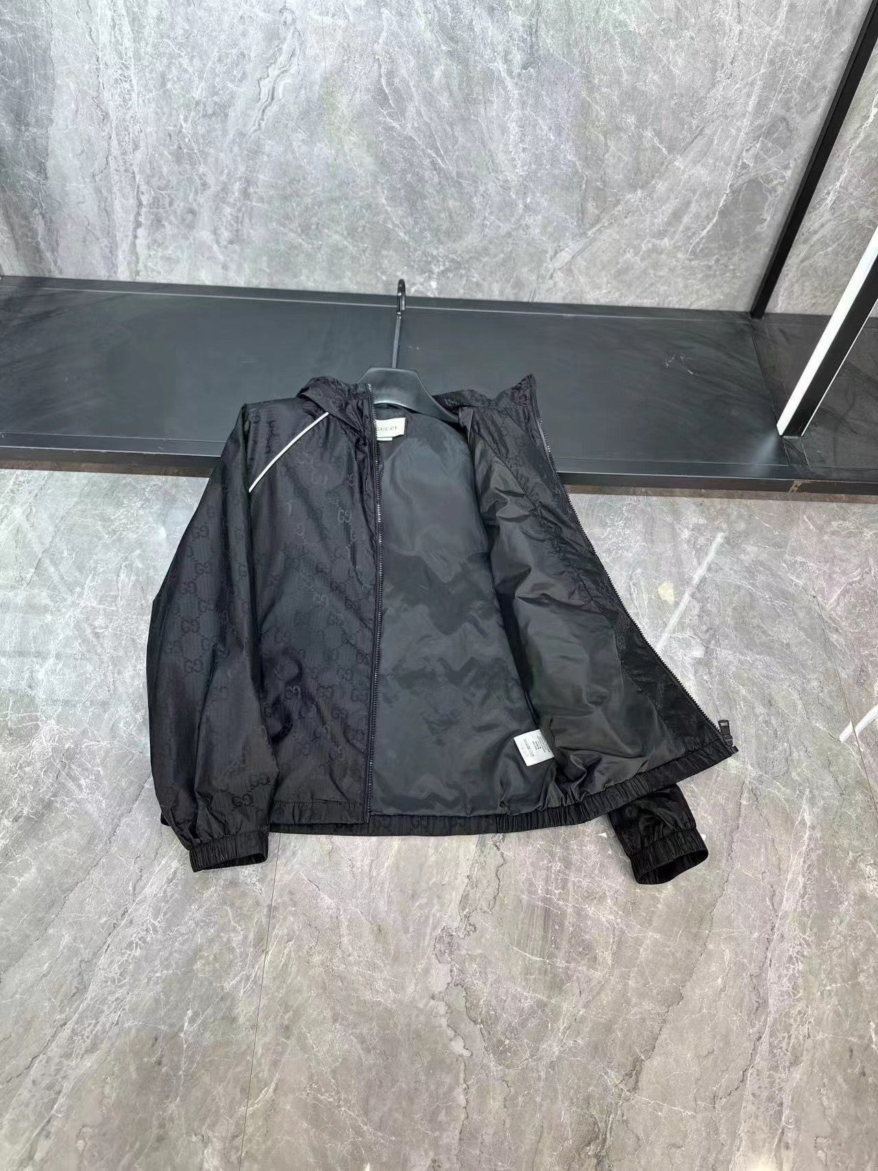 「#3491」Gucci Cristiano monogram padded jacket