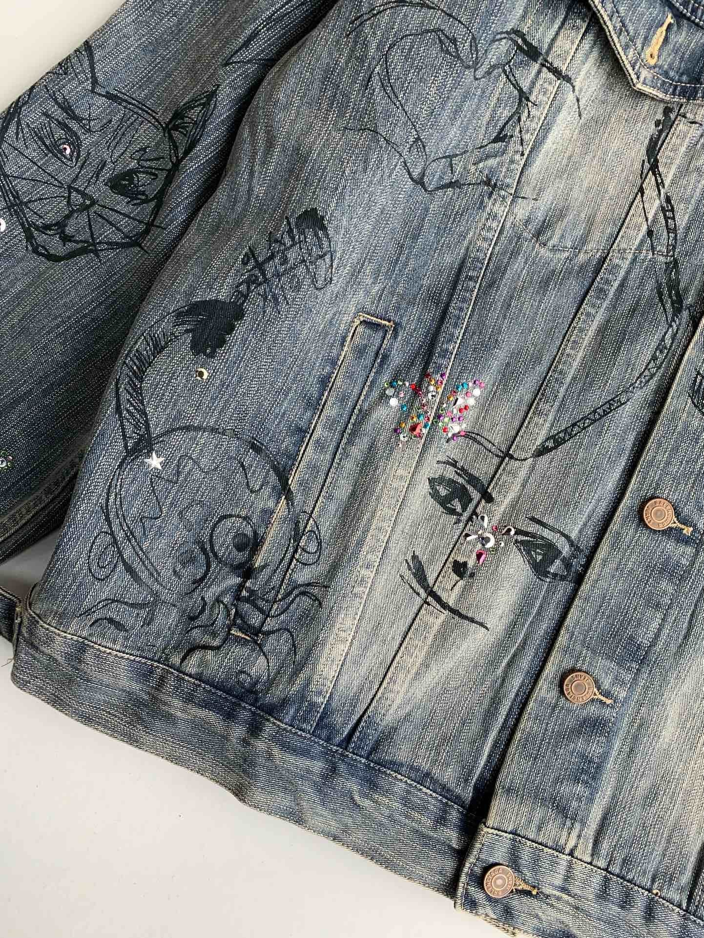 「#3527」Balenciaga Jean Jacket