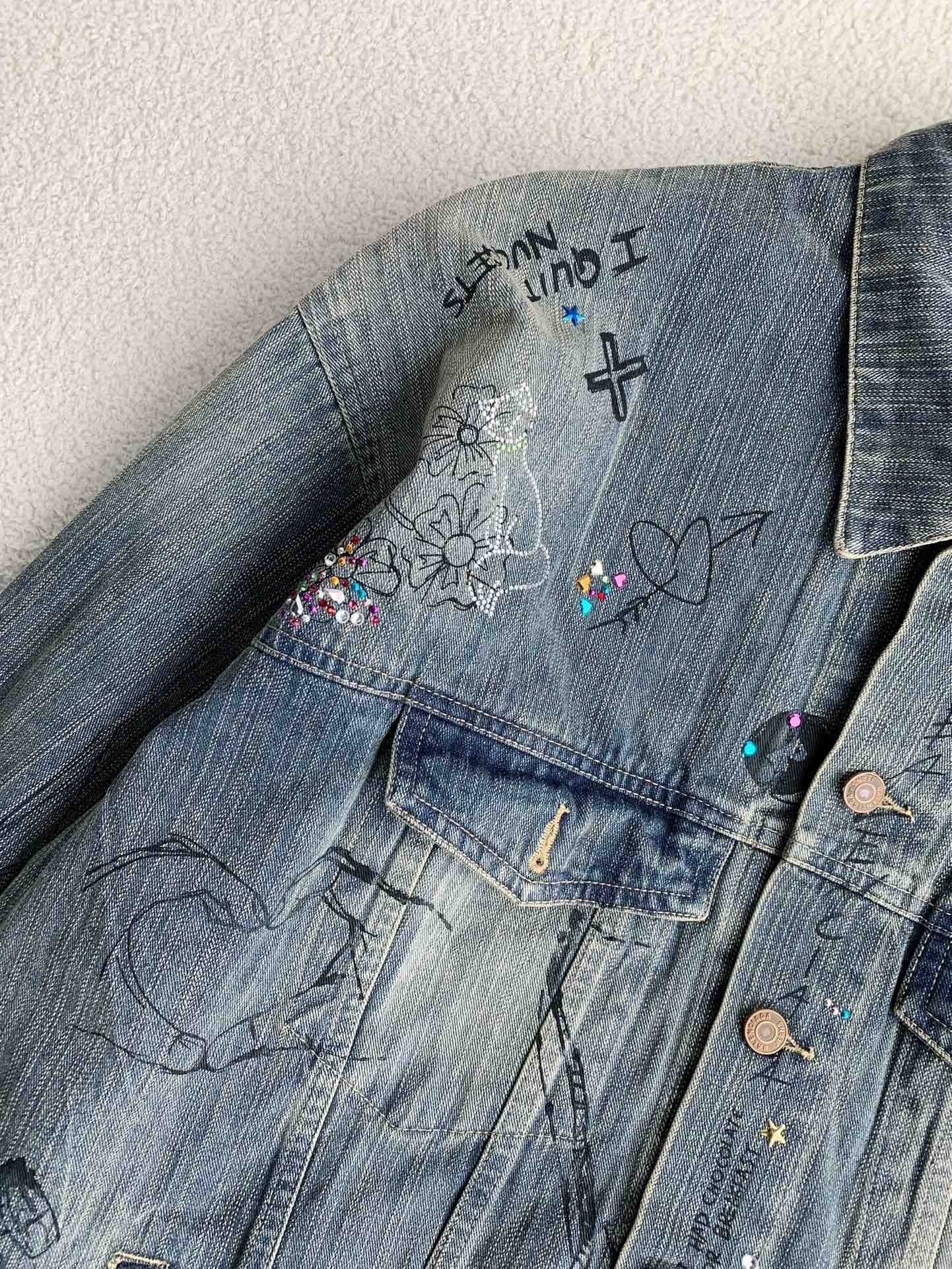 「#3527」Balenciaga Jean Jacket