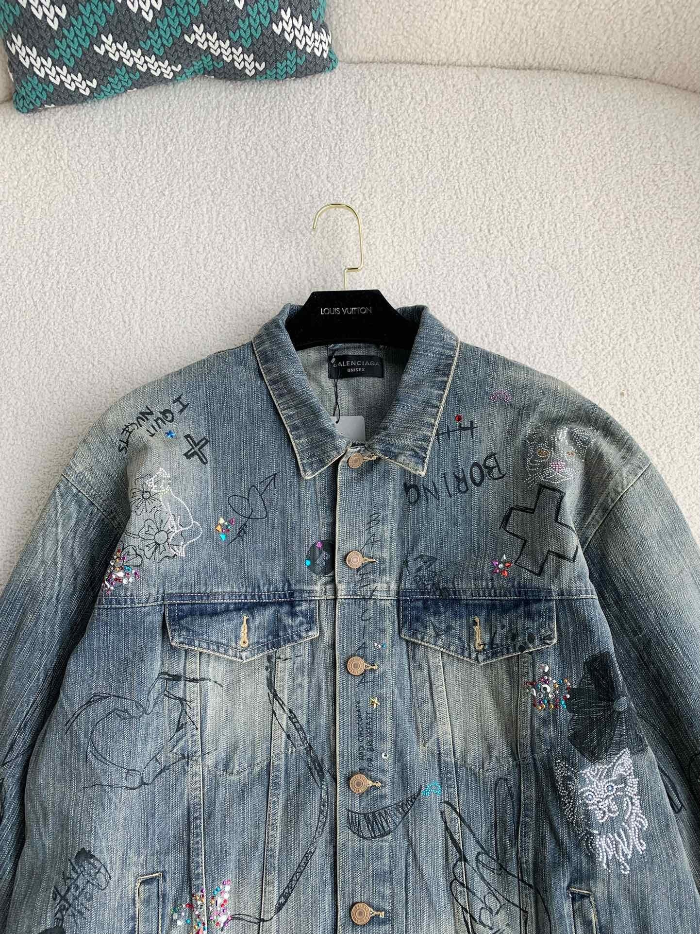 「#3527」Balenciaga Jean Jacket