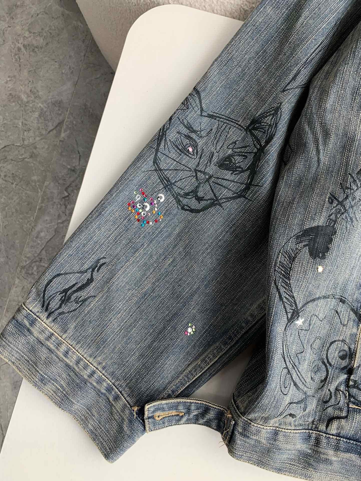 「#3527」Balenciaga Jean Jacket