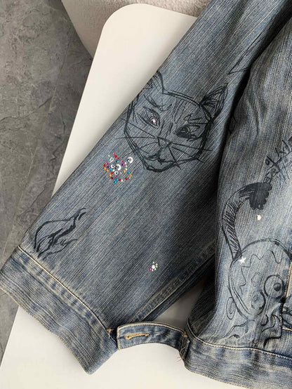 「#3527」Balenciaga Jean Jacket