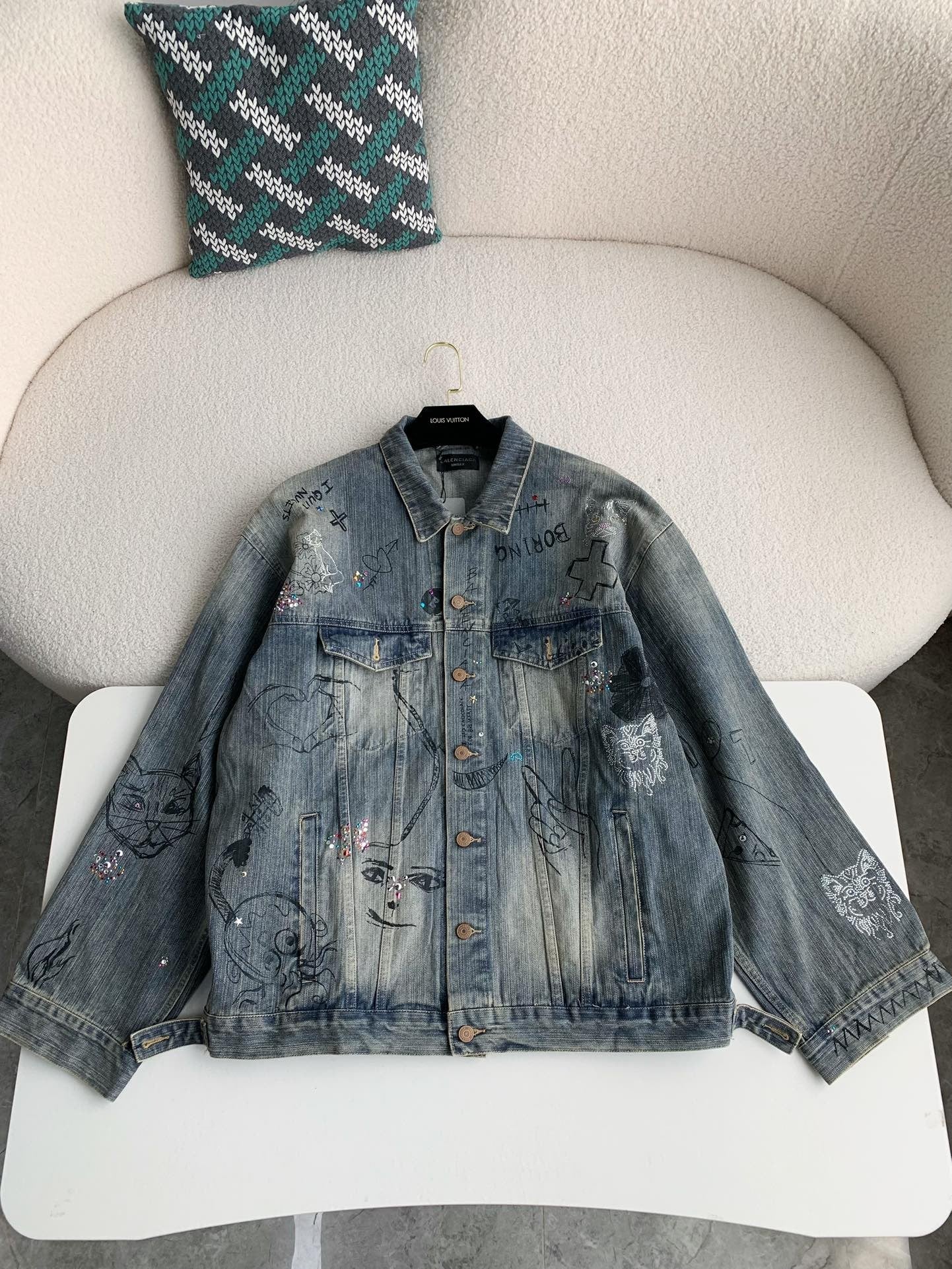 「#3527」Balenciaga Jean Jacket