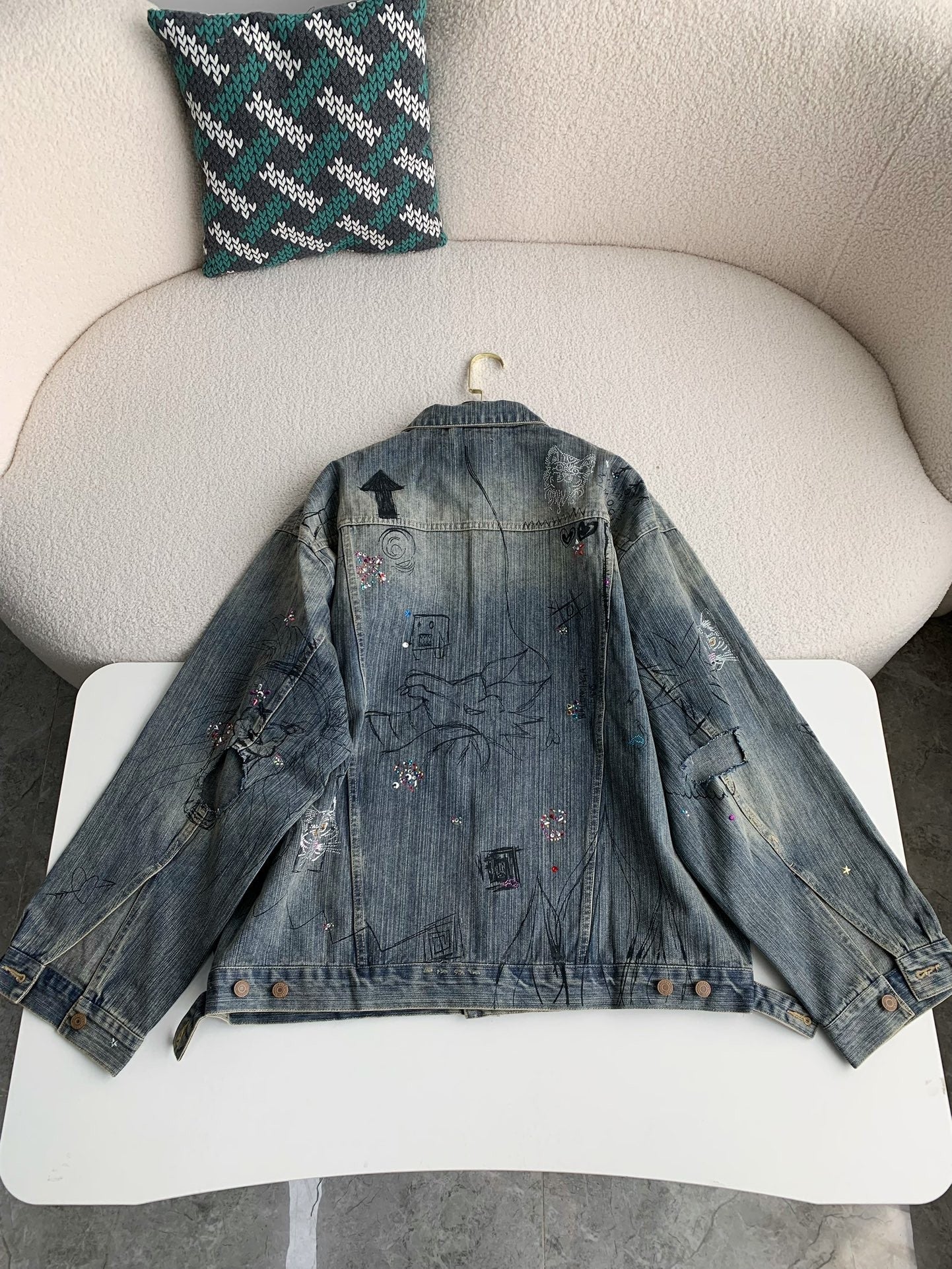 「#3527」Balenciaga Jean Jacket