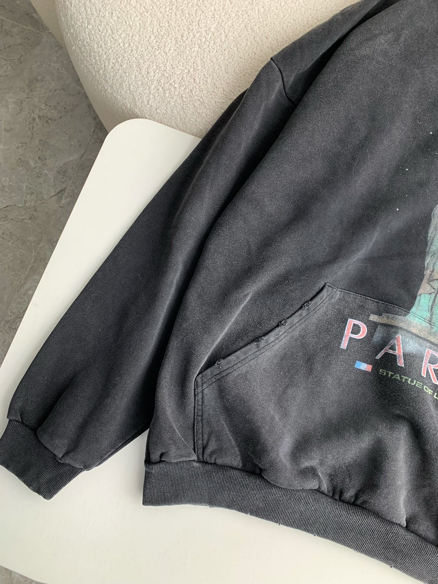 「#3536」Balenciaga print hoodie