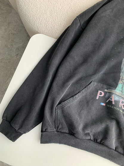 「#3536」Balenciaga print hoodie