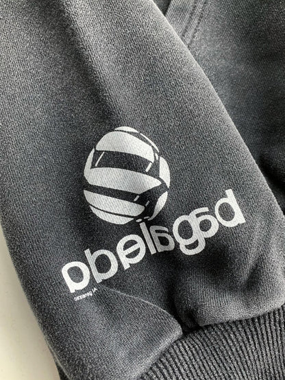 「#3537」Balenciaga logo print sports hooded sweatshirt