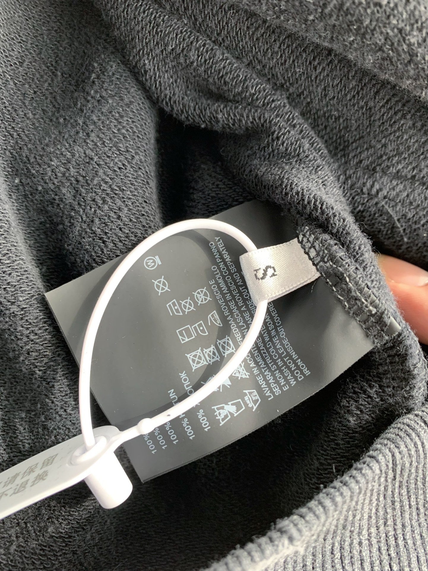 「#3537」Balenciaga logo print sports hooded sweatshirt
