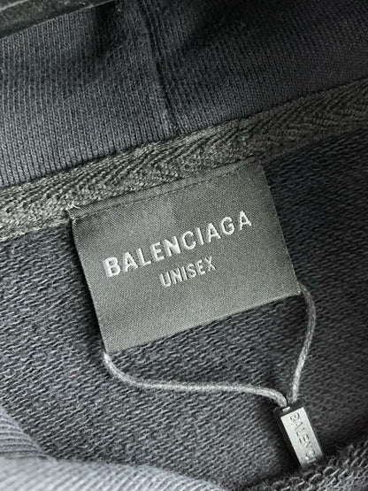 「#3539」Balenciaga monogram print hooded sweatshirt