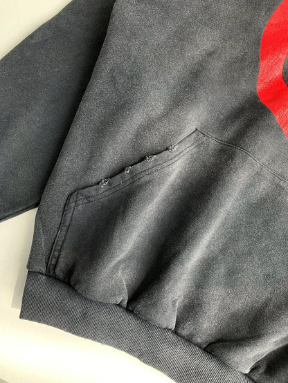 「#3539」Balenciaga monogram print hooded sweatshirt