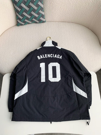 「#2233」Balenciaga patchwork team jacket