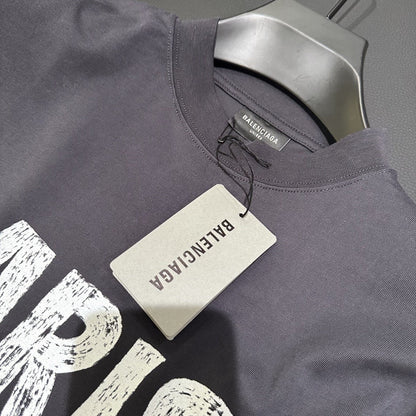 「#3543」Balenciaga 24ss sunset coconut tree tower short sleeve