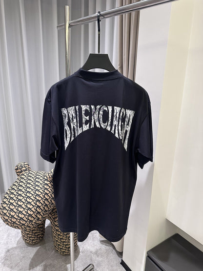 「#3543」Balenciaga 24ss sunset coconut tree tower short sleeve