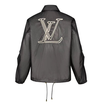 「#3561」Louis Vuitton 24ss nautical collection transparent drawstring jacket with embroidered logo