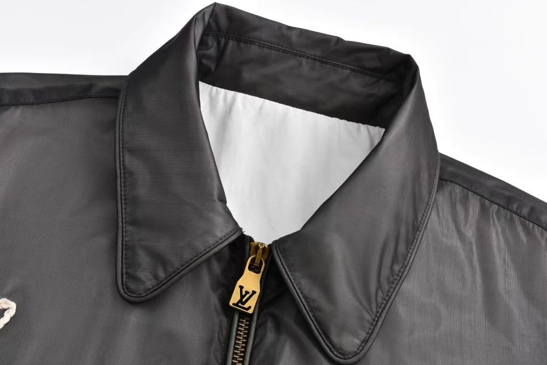 「#3561」Louis Vuitton 24ss nautical collection transparent drawstring jacket with embroidered logo