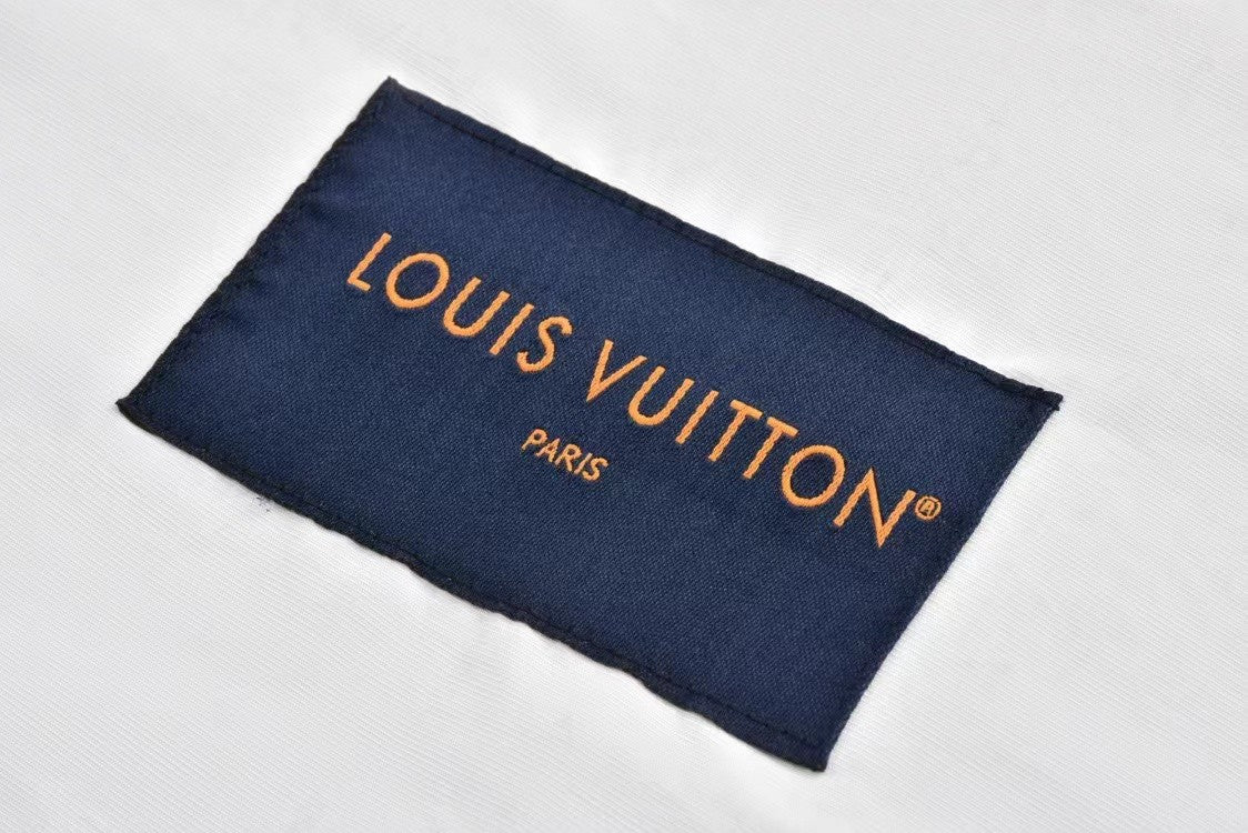 「#3561」Louis Vuitton 24ss nautical collection transparent drawstring jacket with embroidered logo