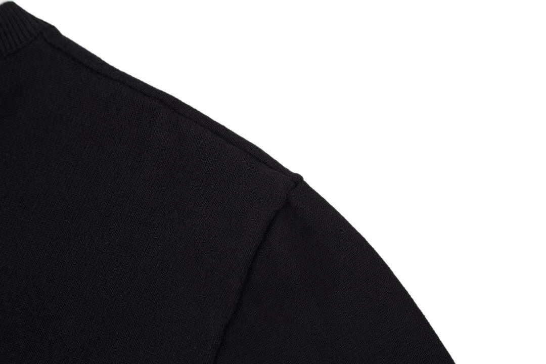 「#3579」Louis Vuitton monogrammed wool bottoming sweater