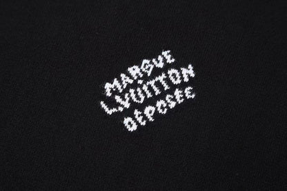 「#3579」Louis Vuitton monogrammed wool bottoming sweater