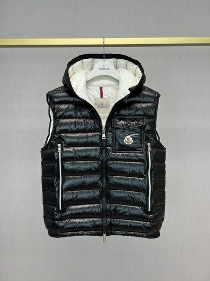 「#3585」Moncler Early Fall Ragot Series Breathable Hooded Vest Jacket
