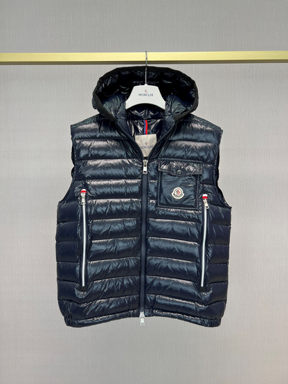 「#3585」Moncler Early Fall Ragot Series Breathable Hooded Vest Jacket