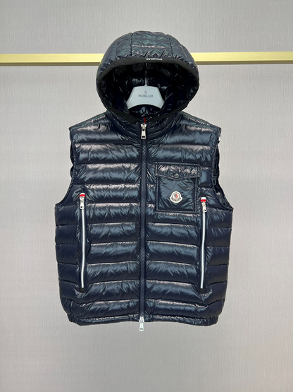 「#3585」Moncler Early Fall Ragot Series Breathable Hooded Vest Jacket