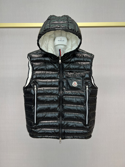 「#3585」Moncler Early Fall Ragot Series Breathable Hooded Vest Jacket