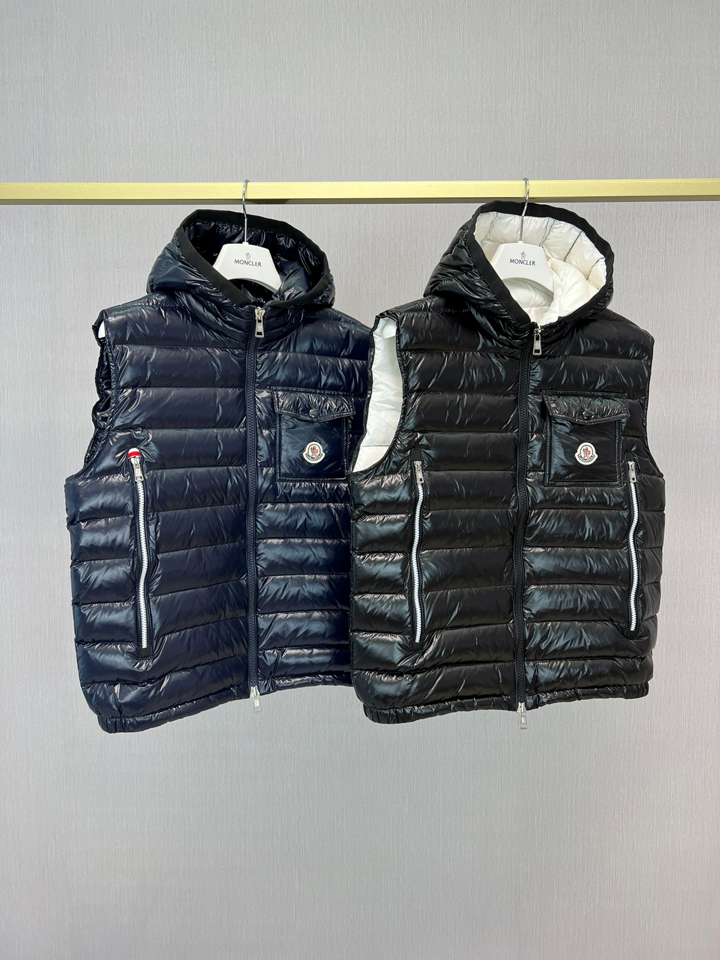 「#3585」Moncler Early Fall Ragot Series Breathable Hooded Vest Jacket