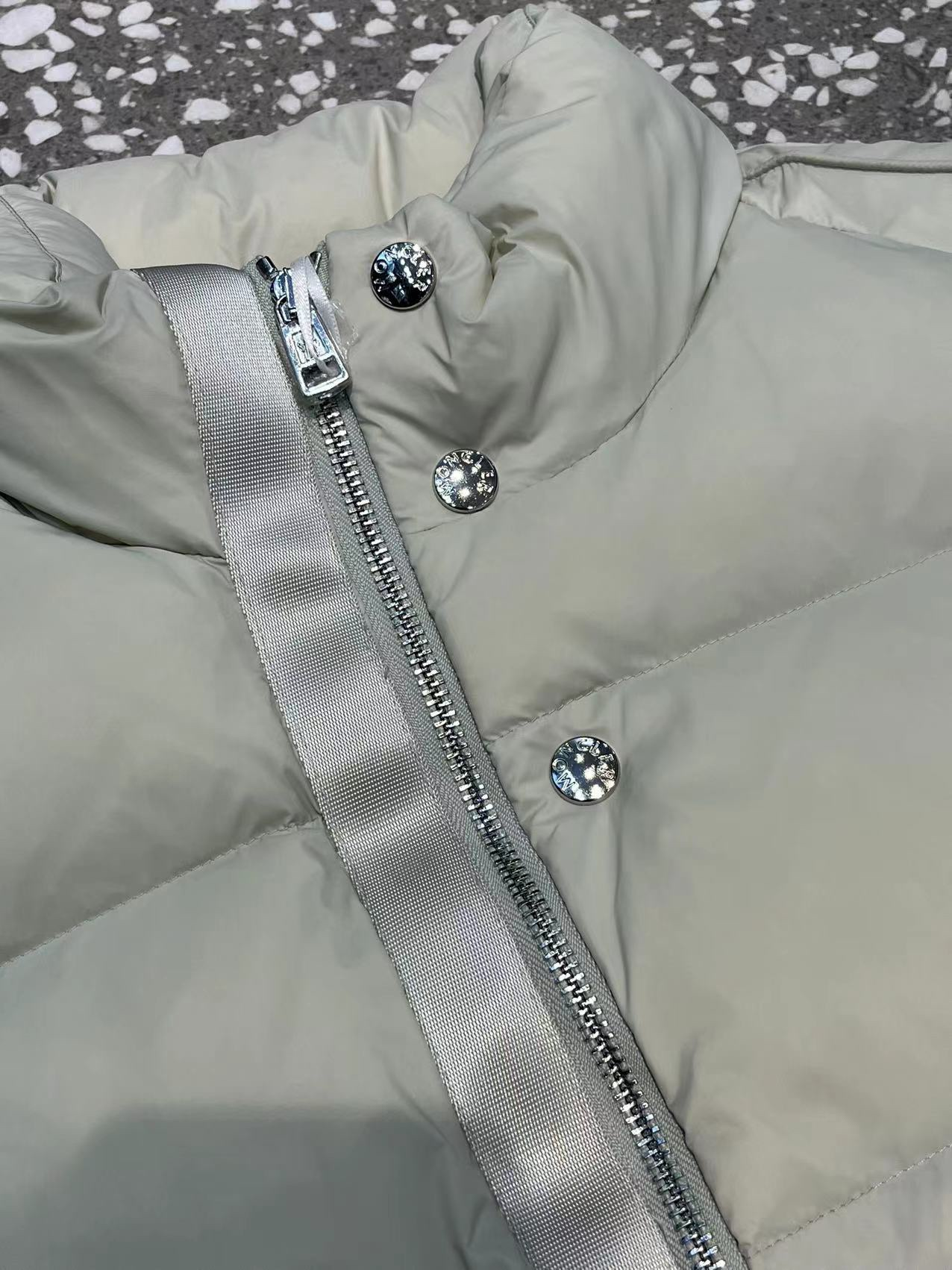 「#3587」Moncler FW2023 Logo Logo Stand Collar Zipper Sleeveless Vest