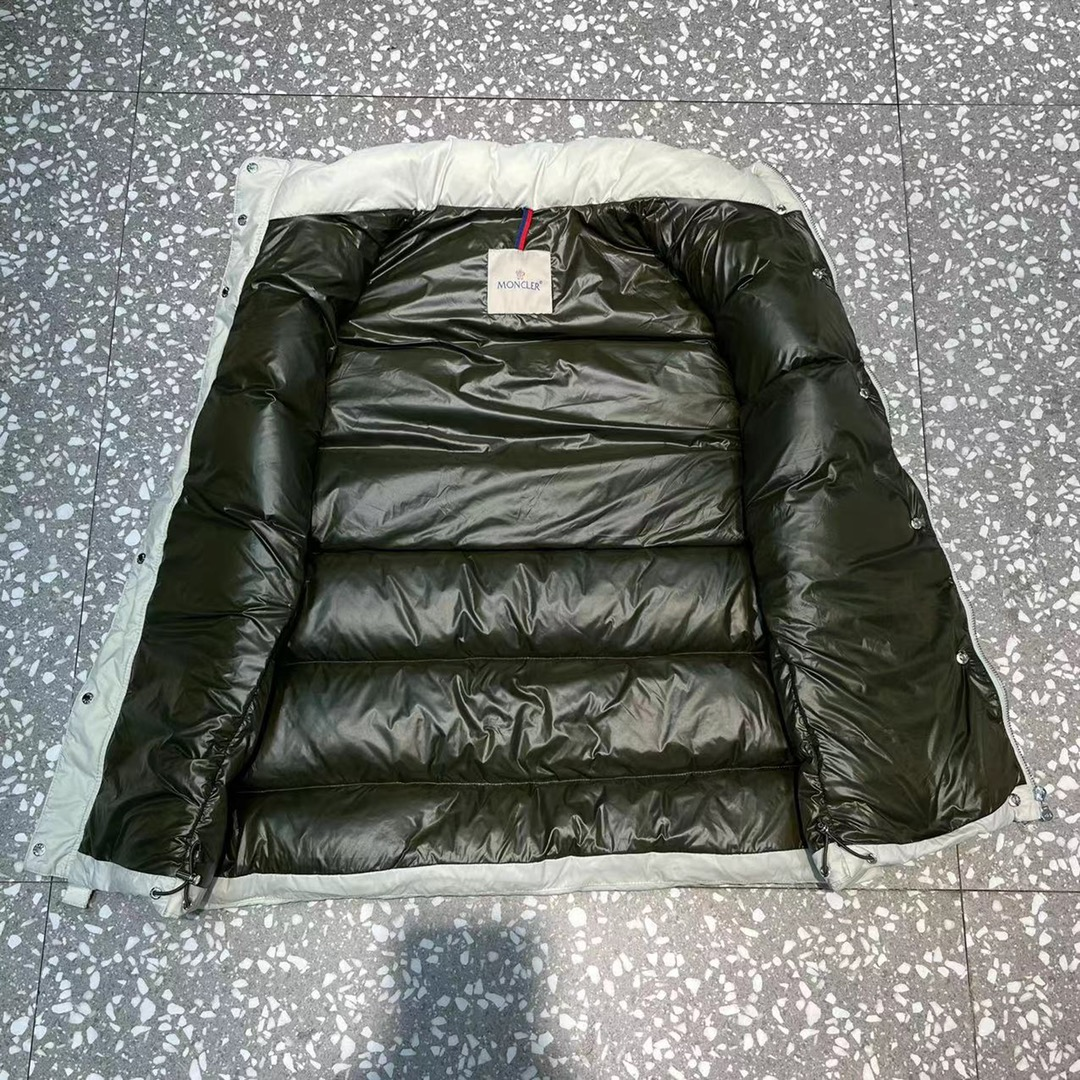 「#3587」Moncler FW2023 Logo Logo Stand Collar Zipper Sleeveless Vest