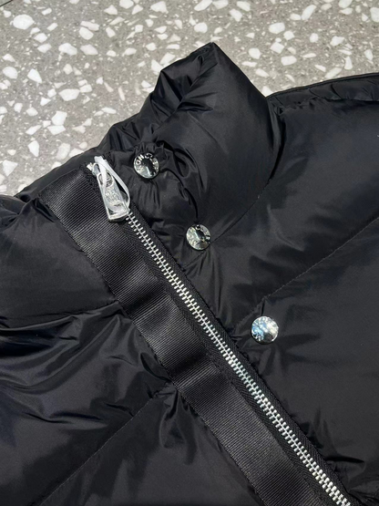 「#3587」Moncler FW2023 Logo Logo Stand Collar Zipper Sleeveless Vest