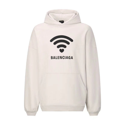 「#3596」Balenciaga heart print hooded sweatshirt