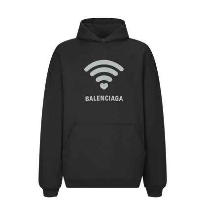 「#3596」Balenciaga heart print hooded sweatshirt