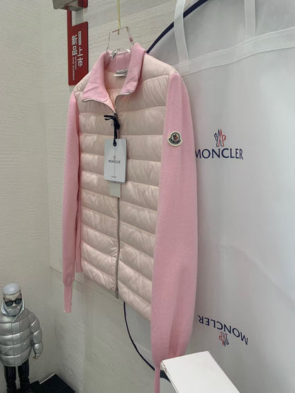 「#3625」MONCLER Autumn and Winter New Women's Knitted Down Sweater