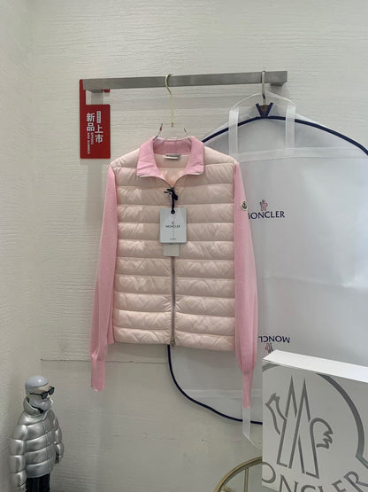 「#3625」MONCLER Autumn and Winter New Women's Knitted Down Sweater