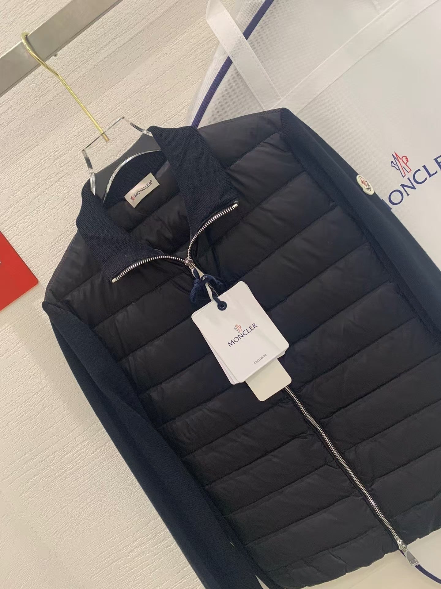 「#3626」MONCLER Autumn and Winter New Women's Knitted Down Sweater