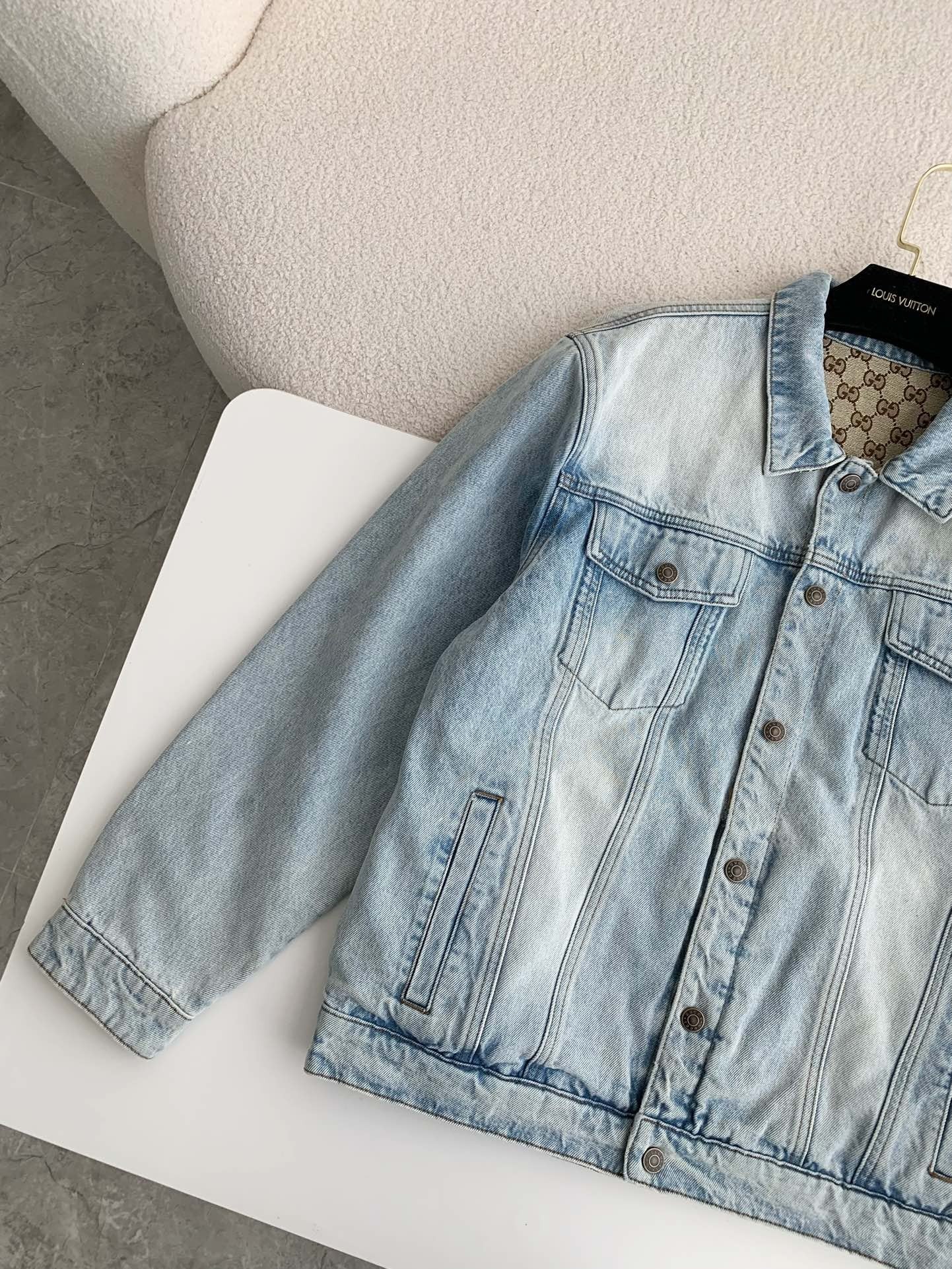 「#3264」Gucci 24 new double-sided Jean Jacket