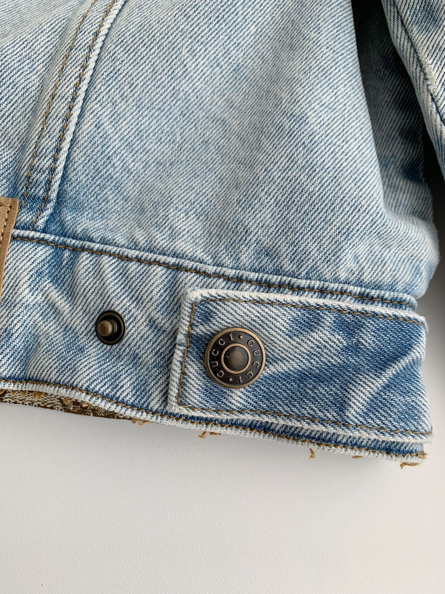 「#3264」Gucci 24 new double-sided Jean Jacket