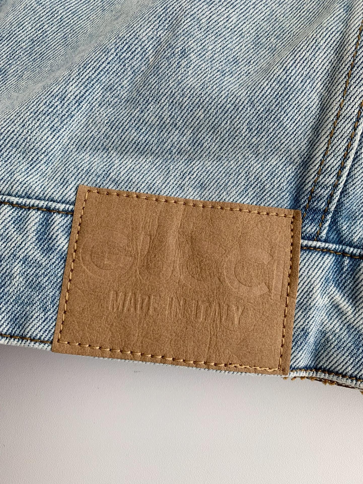 「#3264」Gucci 24 new double-sided Jean Jacket