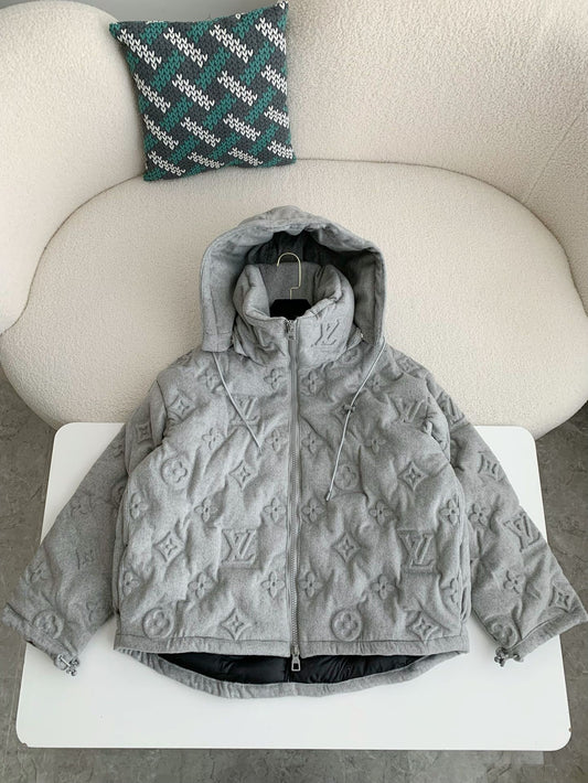 「#3714」Louis Vuitton zip hooded jacket